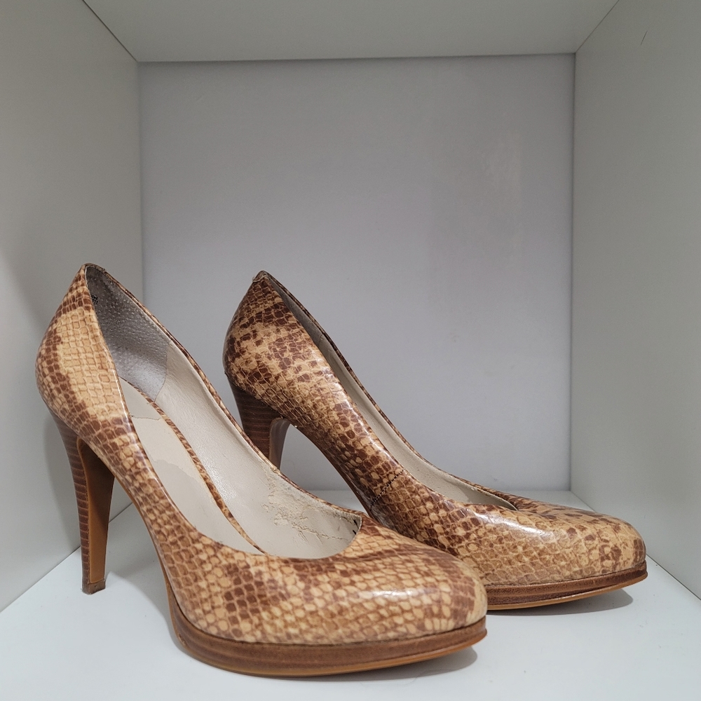 Nine West Snake Skin Pumps